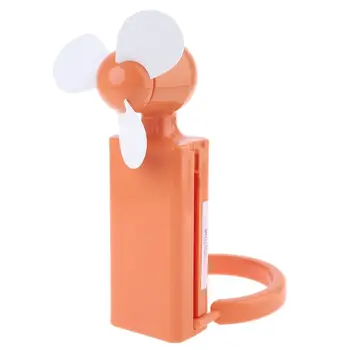 

New Mini Travel Desk Cool Air Fan Hand Held Cooling Fan Powered By 2x AA Battery M0XB