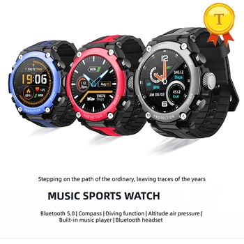

2020 best selling IP68 waterproof diving Swimming music player sports Smart band bracelet man woman blood pressure smart watch