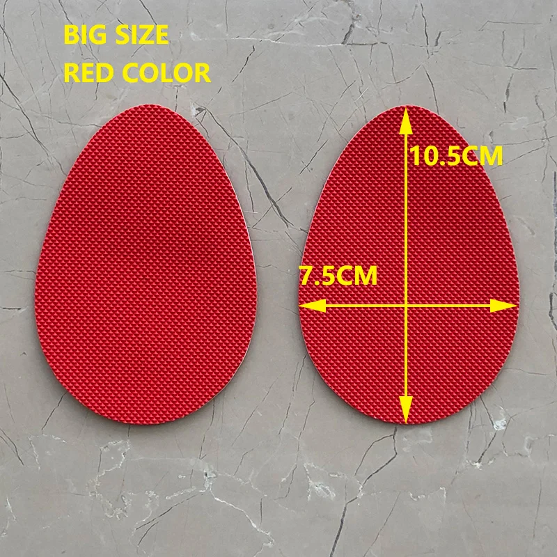 Big Red WELLSTEP 1 пара нескользящая подошва для женщин и мужчин ремонт обуви Уход за пяткой протектор Нескользящая подушка самоклеющаяся наклейка - Цвет: Big Red