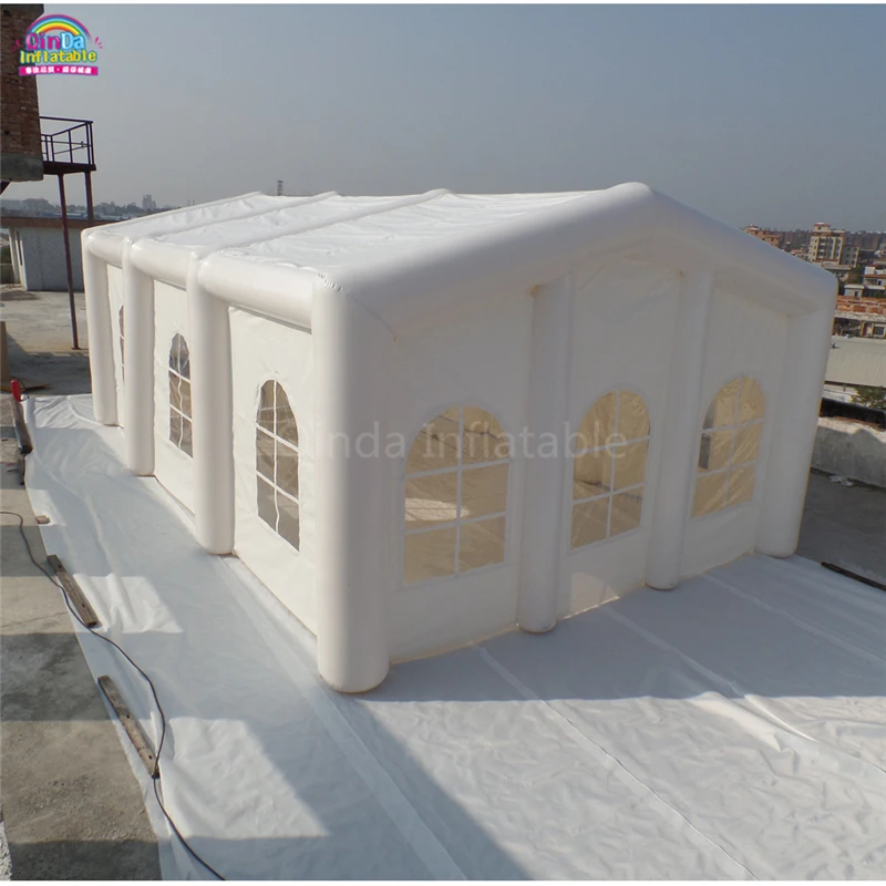 Custom White Inflatable Wedding Tent Inflatable House For Wedding Party 2