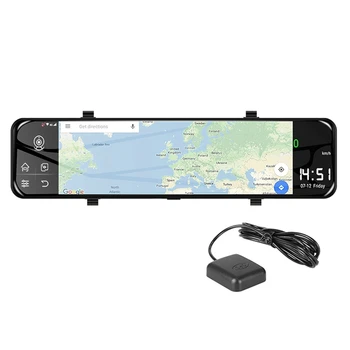 

11.88 Inch Car Mirror Android 8.1 Dvr Dash Camera 1080P Dual Camera Wifi GPS Navigation ADAS Remote Car Video