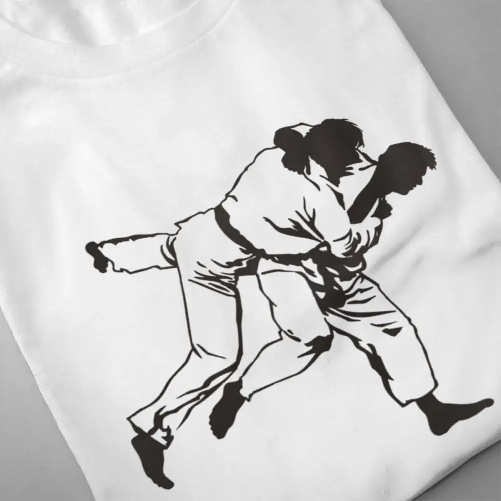 Мультяшный дизайн для человека, бразильский jiujitsu jujutsu, футболка для дзюдо, новая уличная Мужская футболка из чистого хлопка