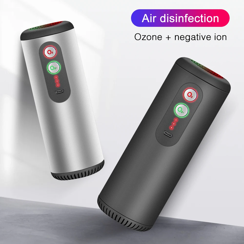 Car USB Air Purifier with HEPA Filter Air freshener Vehicle Air Purifier Infrared Sensor Air
