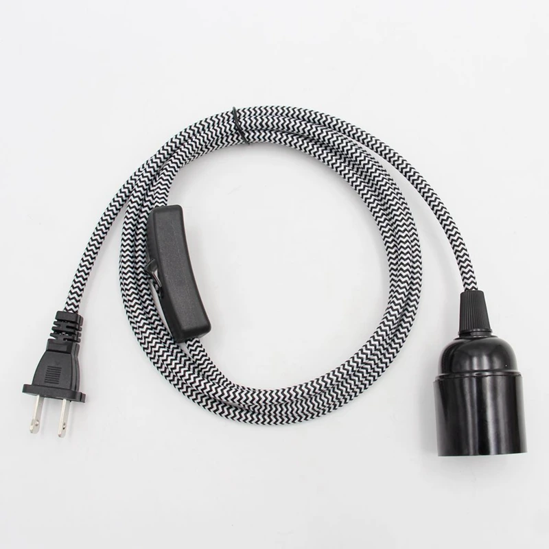 US Plug power cord with socket