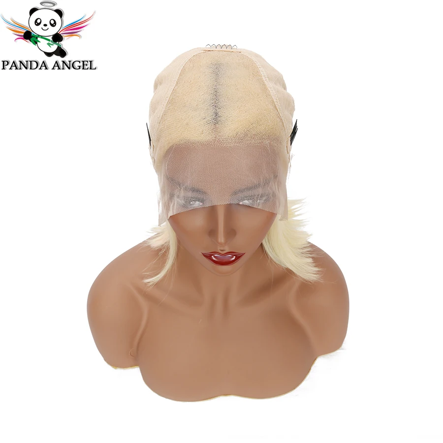 Панда Ангел 13x4 блонд парик фронта шнурка Малайзия 613 Радуга короткий боб парик человеческих волос для Африки рынка парики Реми