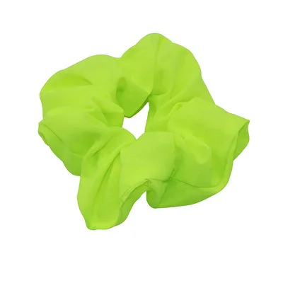 Весенне-осенние неоновые резинки для волос, эластичные резинки для волос, ободок для волос, держатель для конского хвоста, Флуоресцентный цвет, яркие женские аксессуары для волос