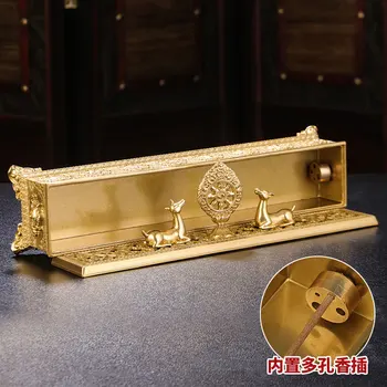 

Pure copper censer for Buddha Tibetan indoor incense Tantra ornaments line incense burner