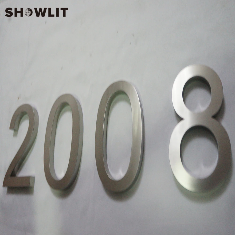 1" матовая стальная дверь номера на заказ современные номера для украшения дома индивидуальные номера дома