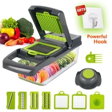 

Vegetable Cutter Potato Slicer Carrot Grater Kitchen Accessories Gadgets Steel Blade 8In1Multifunctional Kitchen Tool овощерезка