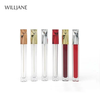 

Custom logo 5ml Lip Gloss Bottle with Wand for Base Gel Oil Balm Empty Clear Lipgloss Tube DIY Bulk Cosmetic Packaging Container
