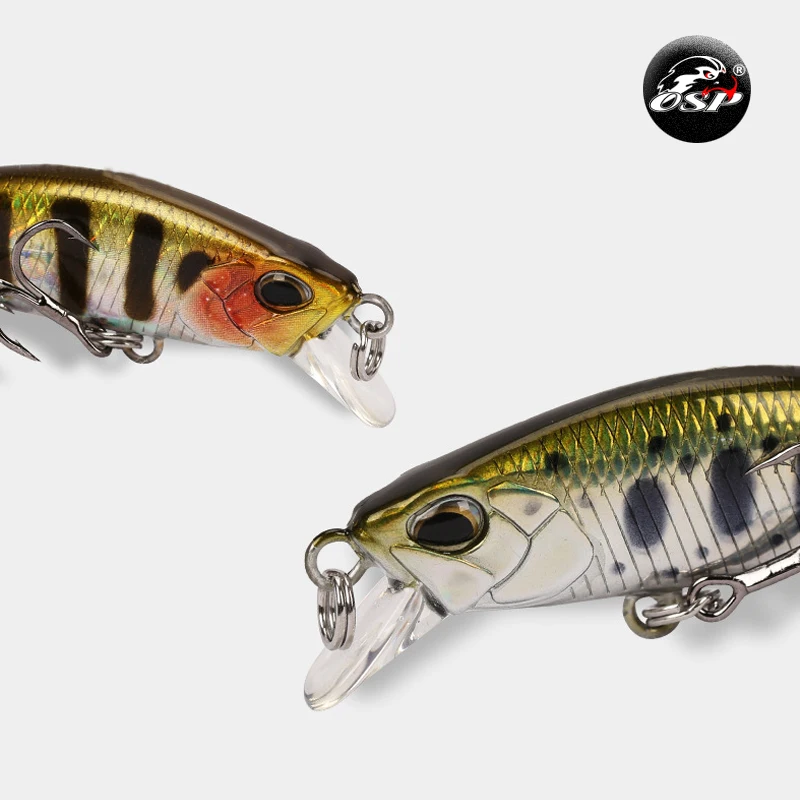 

OSP 5.5cm /5g sinking minnow 3D high simulation eyes all depth perfect action in water lure