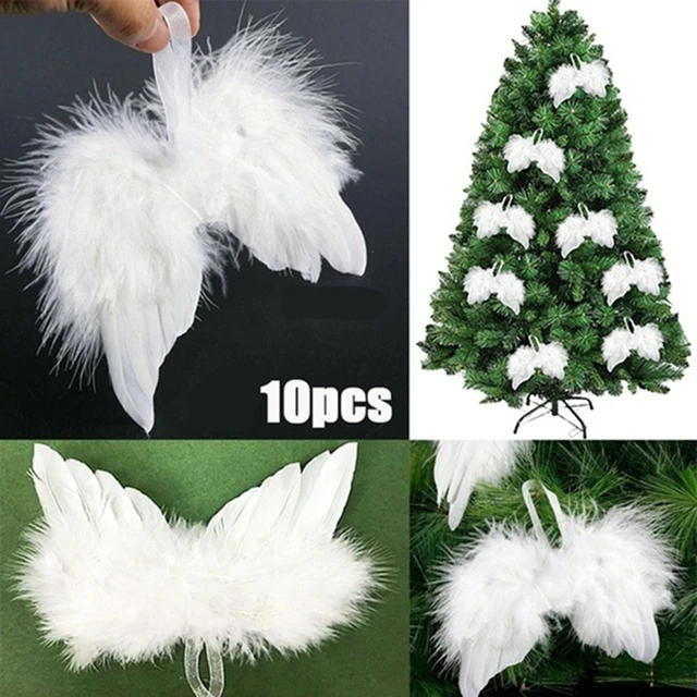 Feather Ornaments Christmas Tree  Christmas Tree Decoration White - White  Star - Aliexpress
