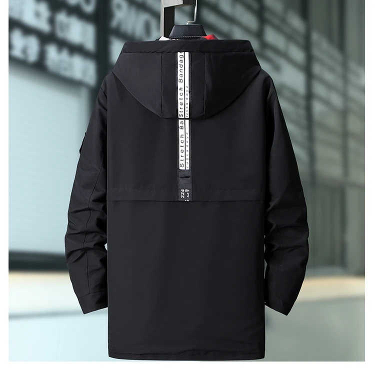 Plus Size 10XL 9XL 8XL 7XL 6XL Black Winter Jacket Men Thick Parkas Casual Jackets Windproof Warm Winter Coat Mens Hooded jacket