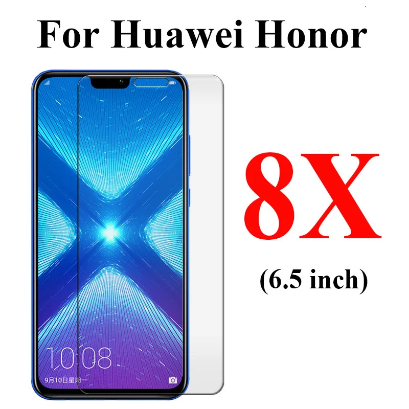 Броня защитное стекло на Honor 9X экран протектор для huawei Honer 8X8 9 X Закаленное Huawey Honr X9 X8 лист Экранная заставка Hawei