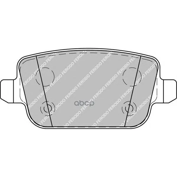 Колодки Тормозные Ford Galaxy/Mondeo/S-Max/Volvo S80/Xc70/Freelander 06- Задние Ferodo Fdb1933 Ferodo арт. FDB1933