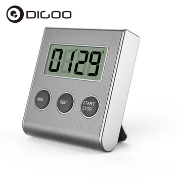 

DIGOO DG-AT9001 Digital Kitchen Timer LCD Display Countdown Timer with Retractable Stand For Home Cooking Baking Sports Games