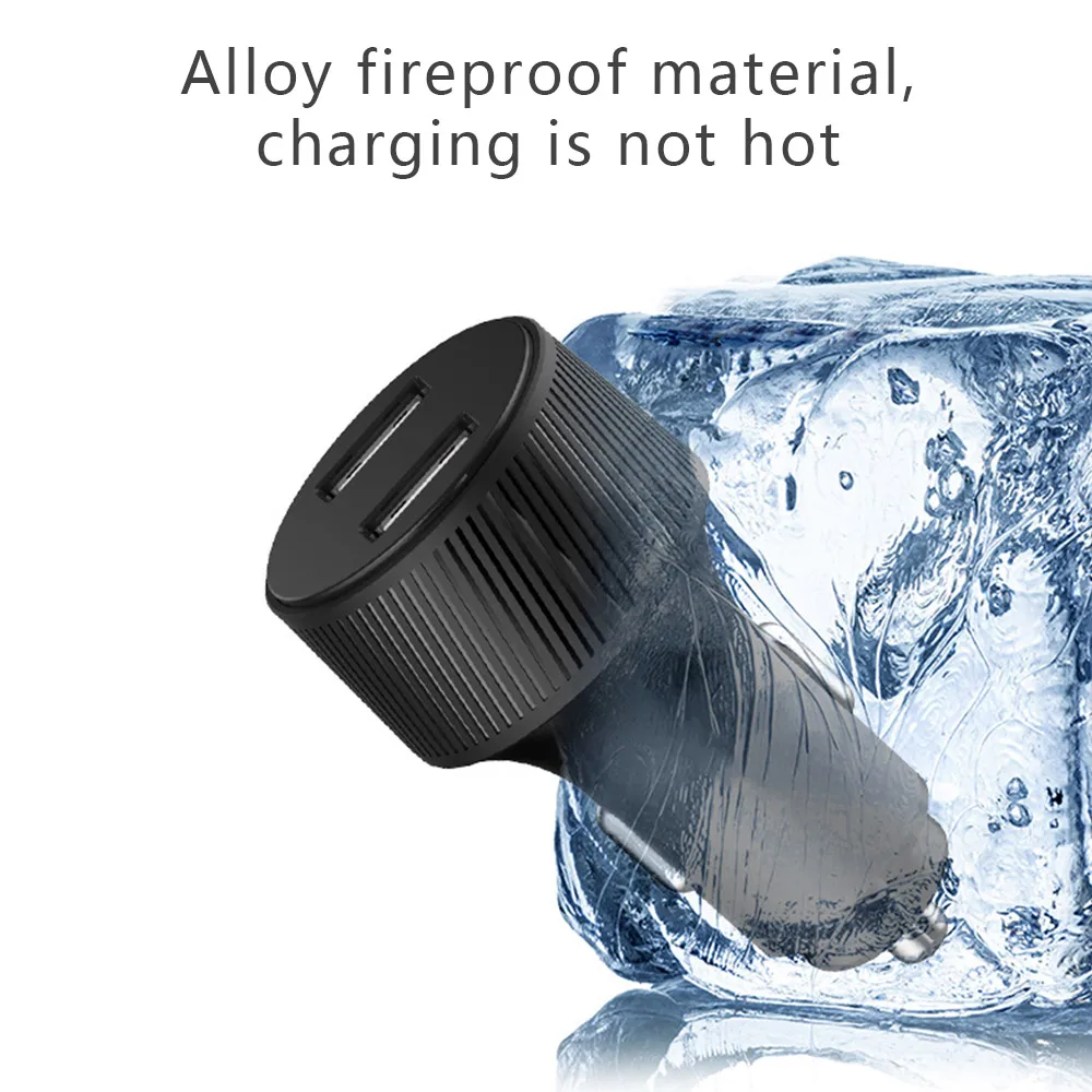 KISSCASE автомобильное зарядное устройство Dual 3,0 USB зарядное устройство светодиодный экран Быстрая зарядка для samsung Xiaomi huawei мобильный телефон адаптер мини автомобильное зарядное устройство