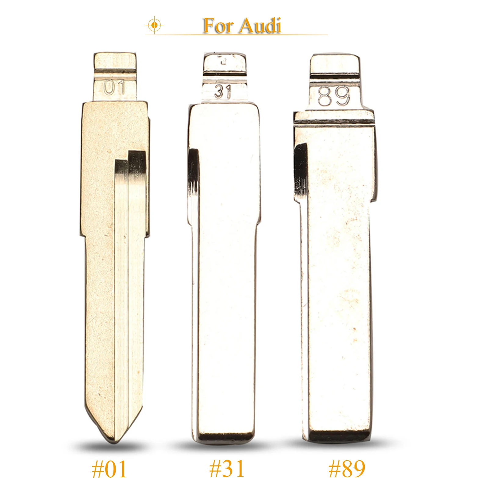 Jingyuqin #01 #31 #89 Lama Chiave Remota Per Kia Rio Per Audi 100 Gol B4 A2 A3 A4 A6 A6L A8 S5 Q7 Tt Chiave Non Tagliata Vuota