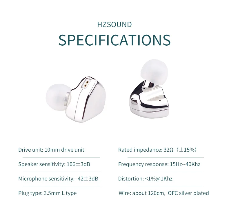 HZSOUND Heart Mirror 10mm Driver Unit  In Ear