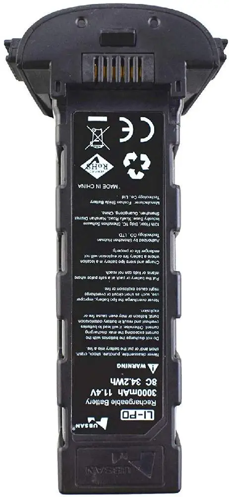 LeadingStar 2 шт 11,4 V 3000mah литиевая батарея для Hubsan H117S Zino Pro бесщеточный четырехосевой летательный аппарат