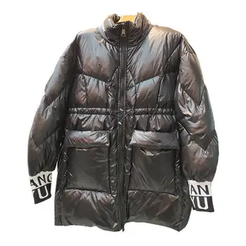

2020 new women's down jacket short light and loose fashionable Korean cuff letters