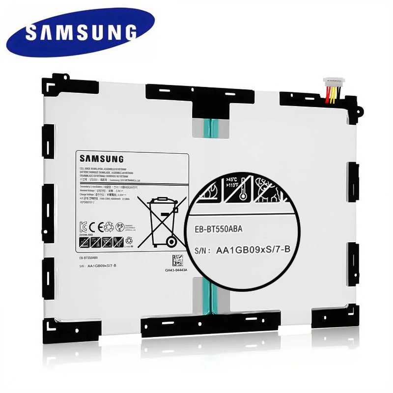 Оригинальный аккумулятор для планшета SAMSUNG 6000 мАч телефон samsung Galaxy Tab A 9 7 дюйма
