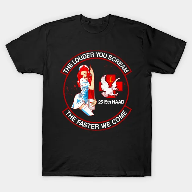 Men t-shirt 2515th US Navy Air Ambulance Detachment Patch tshirt Women t shirt |