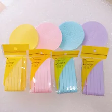 Compressed Makeup Puff Portable Compressed Facial Cleansing Sponge Compact Cosmetic Puff