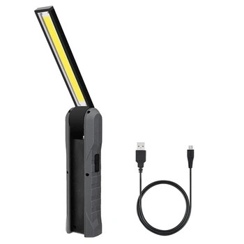 

Flashlight Led Lamp USB Rechargeable Work Lamp Outdoor Foldable Emergency Maintenance Lamp