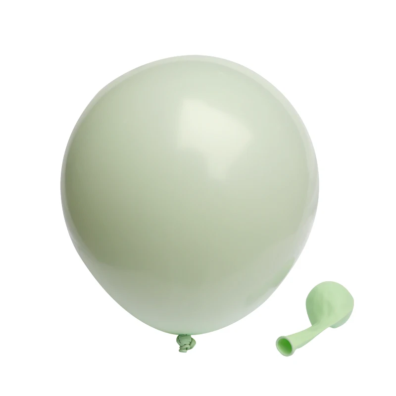 macaron green 10/20/30 шт 12 дюймов розовое золото серебро черный латексные шары взрослые дети день рождения украшения баллоны с гелием игрушки - Цвет: macaron green