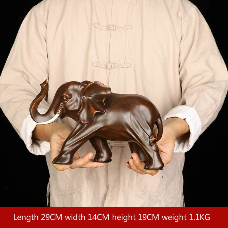 Lucky elephant украшение из смолы ремесло слон для дома Гостиная ТВ шкафа металлическая