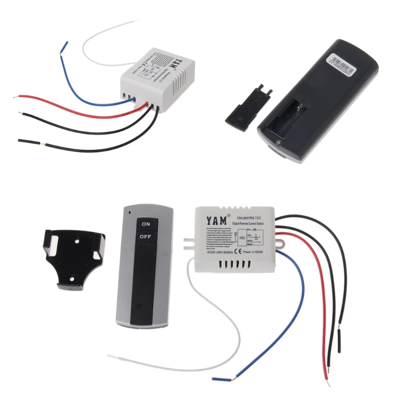 

Wireless 1 Channel ON/OFF Lamp Remote Control Switch Receiver Transmitter