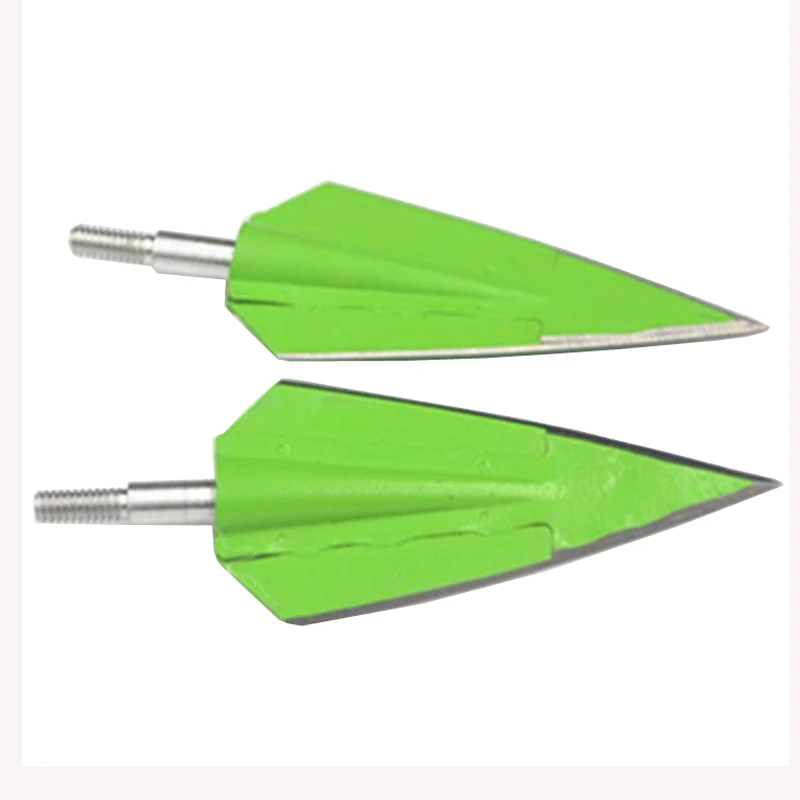 160 зерно лезвие Broadhead 2 фиксированная нержавеющая сталь для наружной съемки охотничьи принадлежности Луки и наконечники для стрел