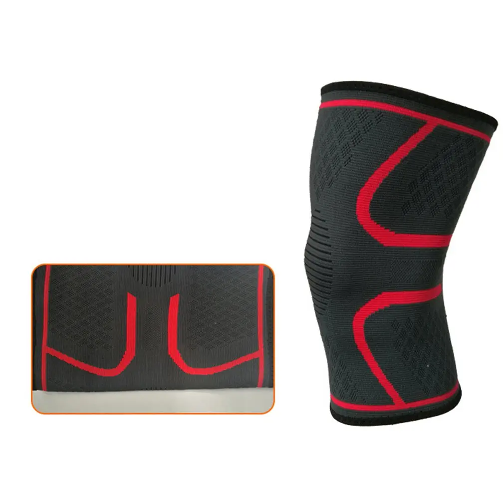1PCS Fitness Running Cycling Knee Support Braces Elastic Nylon Sport Compression Knee Pad Sleeve for Basketball Volleyball