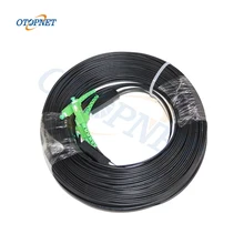 

Single Mode Fiber Optics Cable Outdoor Drop Cable 2 SC APC Connector 3 Steel 2core for FTTH
