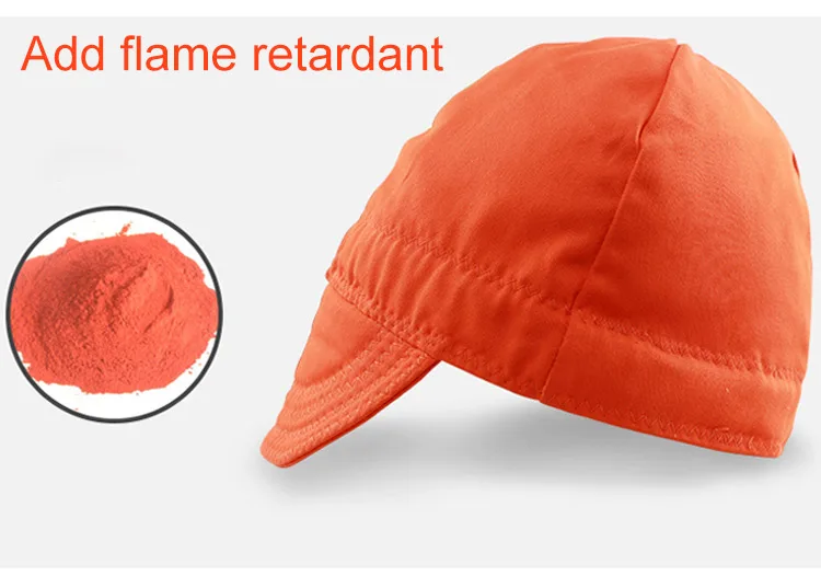 Flame-retardant safety helmet labor safety protection welding dust-proof hat fire-retardant sail cap insulation Breathable