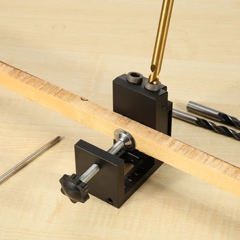 

Multi-function Woodworking Hole Positioning Tool Puncher Oblique For 9mm inclined holes 6/8/10mm round boring holes