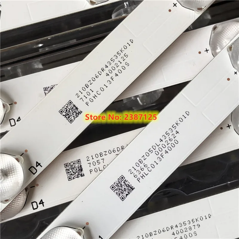 Светодиодный подсветка GJ-2K15-XM-D2P5C1-490-D611-L R для Philip 49PUF6701 49PUH4900 TPT490U2-EQYSH LBM490E0501 LBM490E0602