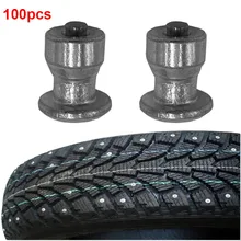 Шипы для автомобильных шин винты для снега шипы для колесных шин цепи для снега шпильки для обуви вездехода автомобиля мотоцикла шины 100 шт. зимние наконечники для колес