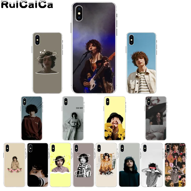 

RuiCaiCa TV Finn Wolfhard Stranger Things TPU Soft Silicone Phone Case for Apple iPhone 8 7 6 6S Plus X XS MAX 5 5S SE XR Cover