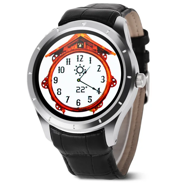 Q3 Plus 1,39 дюймов Android 5,1 3g Smartwatch телефон MTK6580 четырехъядерный 1. 3G Гц 512 МБ ram 4 Гб rom Bluetooth 4,0 - Цвет: Серебристый