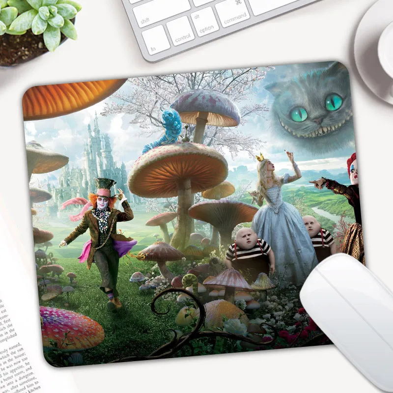 Игровой коврик для мыши Alice in Wonderland коврик для мыши модный коврик для мыши для геймера ноутбук резиновая Мышка для ноутбука коврик