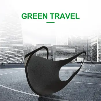 

3Pcs Mouth Face Mask Cover Air Purifying - Respirator elastic sponge Mask