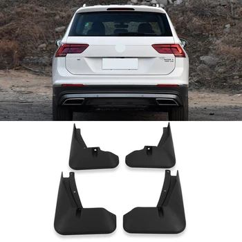 

4Pcs Car Mudflaps Front Rear Mud Flaps Mudguards Splash Guards Fender Flares for VW Tiguan/Tiguan L 2017 2018