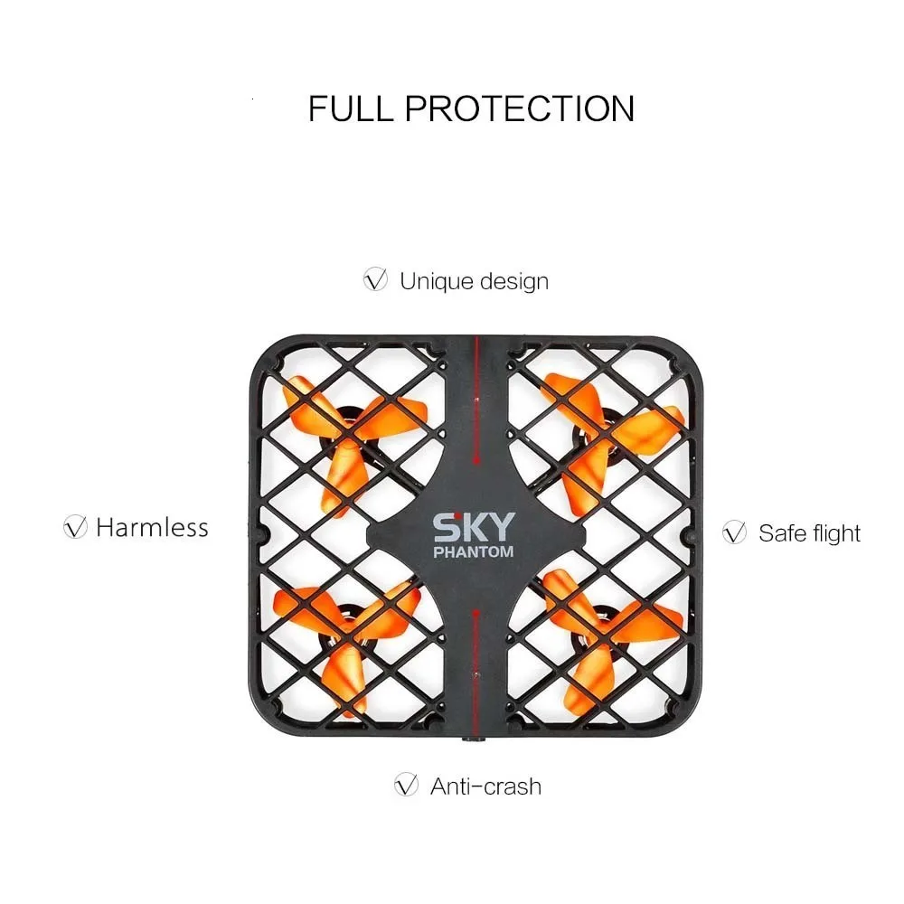 HappyCow 777-382 2,4G 4CH 6-Axis Gyro RC Quadcopter противоударное исполнение 3D флип Безголовый режим RTF D3 Drone FSWB ZLRC