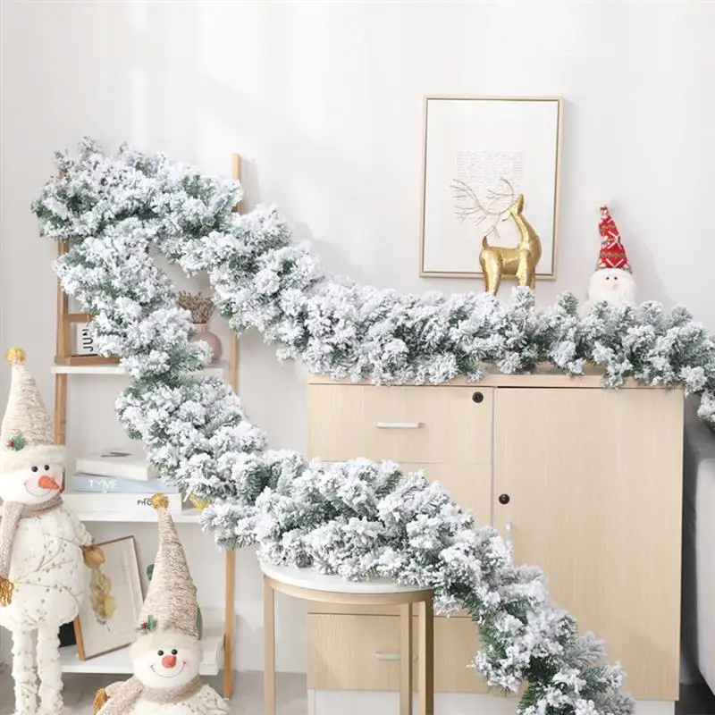 Christmas Garland Pine Cones Berries | White Christmas Fireplace  Decorations - 2.7m - Aliexpress