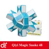Qiyi 3D Magic Ruler Cube 48 Segments Cubo Magico Snake Twist Cube Puzzle Kid Educational Toys for Children 6