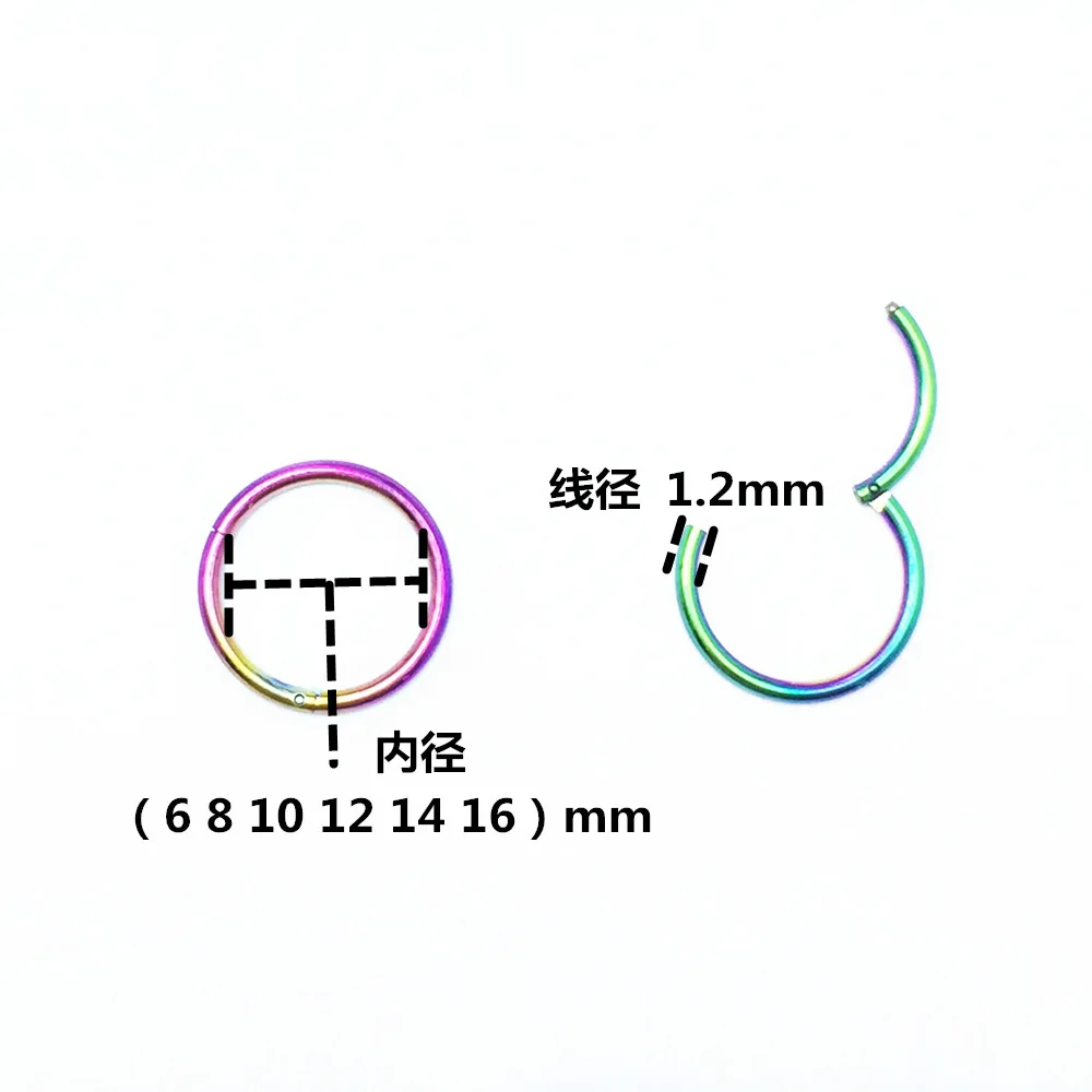 Пирсинг носа 1 шт. стальное кольцо для носа Nariz губная серьга-гвоздик кольцо для губ Подкова спираль для губ Tragus искусственная перегородка обруч Панк ювелирные изделия для тела