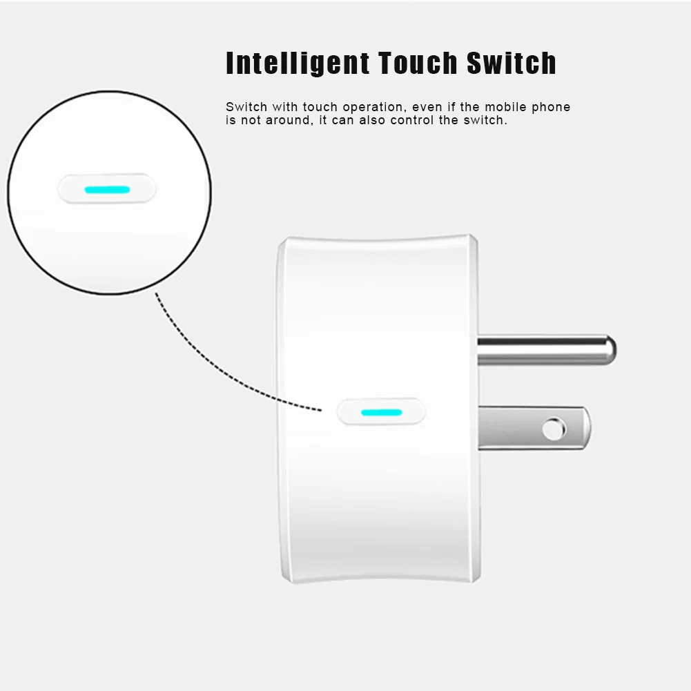 WiFi Smart Plug Switch Голосовое управление телефон переключатель синхронизации Plug домашняя работа дистанционное управление PUO88