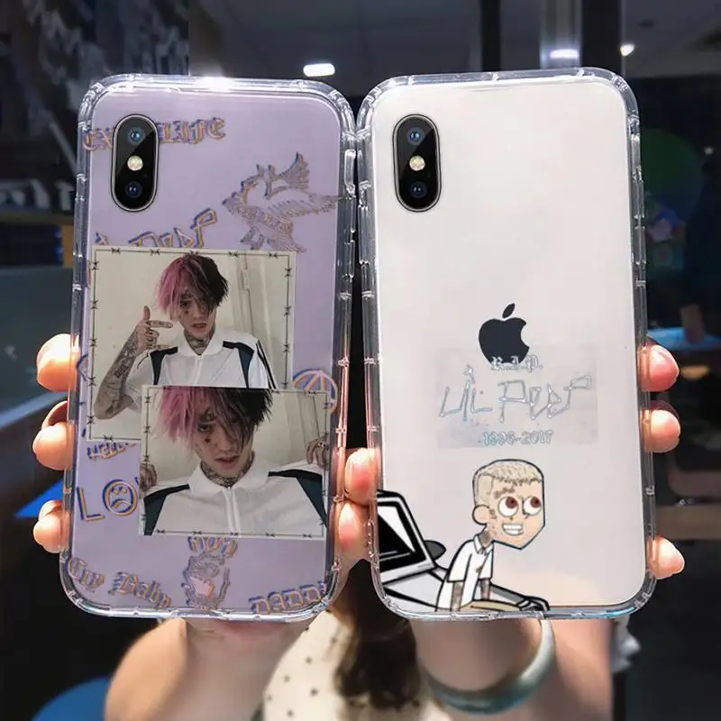 Силиконовая задняя крышка Lil Peep Hellboy Love чехол для телефона прозрачный iPhone 11 12 mini pro